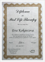 Certificate PLTA Past Life Therapy